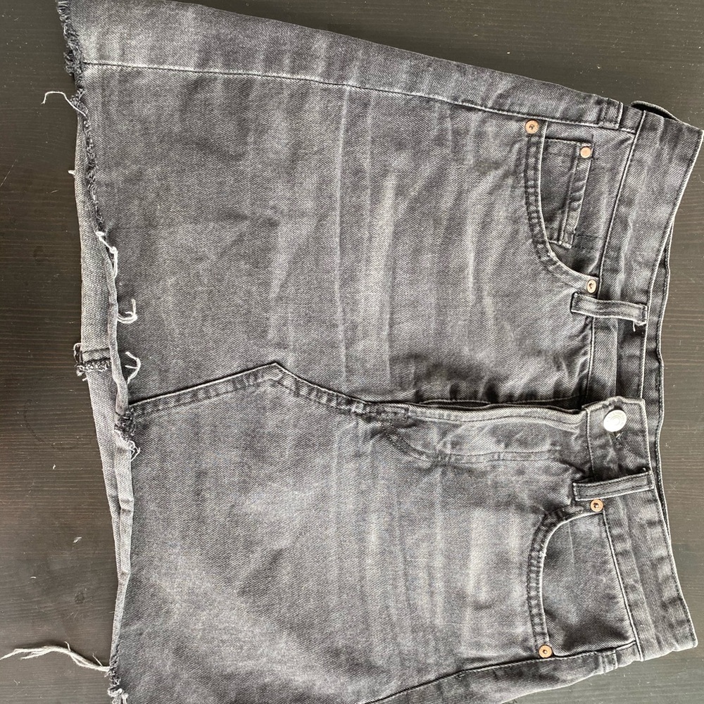 Blak jean skirt